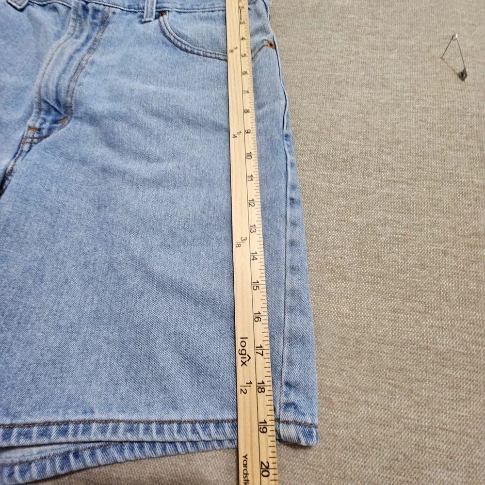 Levi's Vintage 550 Relaxed Fit Denim Shorts 36 Light Wash Blue Cotton